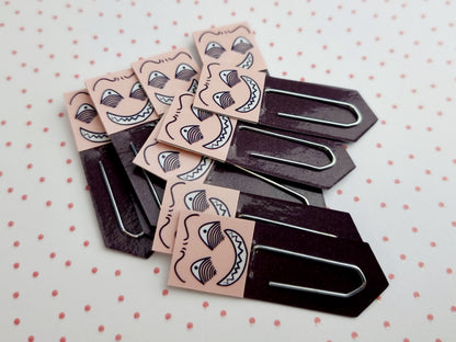 Manic Grin Chibi Expression Paperclip Page Marker & Bookmark