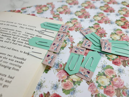 Irritated Chibi Expression Paperclip Page Flag Stationery Set