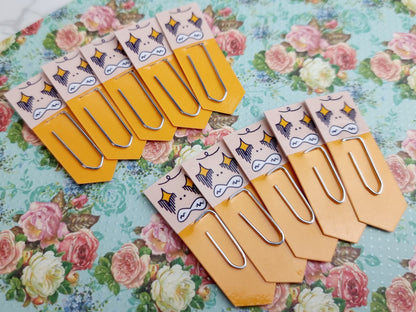 Determined Chibi Expression Page Flag & Reading Stationery