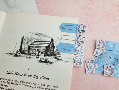 Cheshire Grin Chibi Expression Bookmark, Cute Planner Tabs