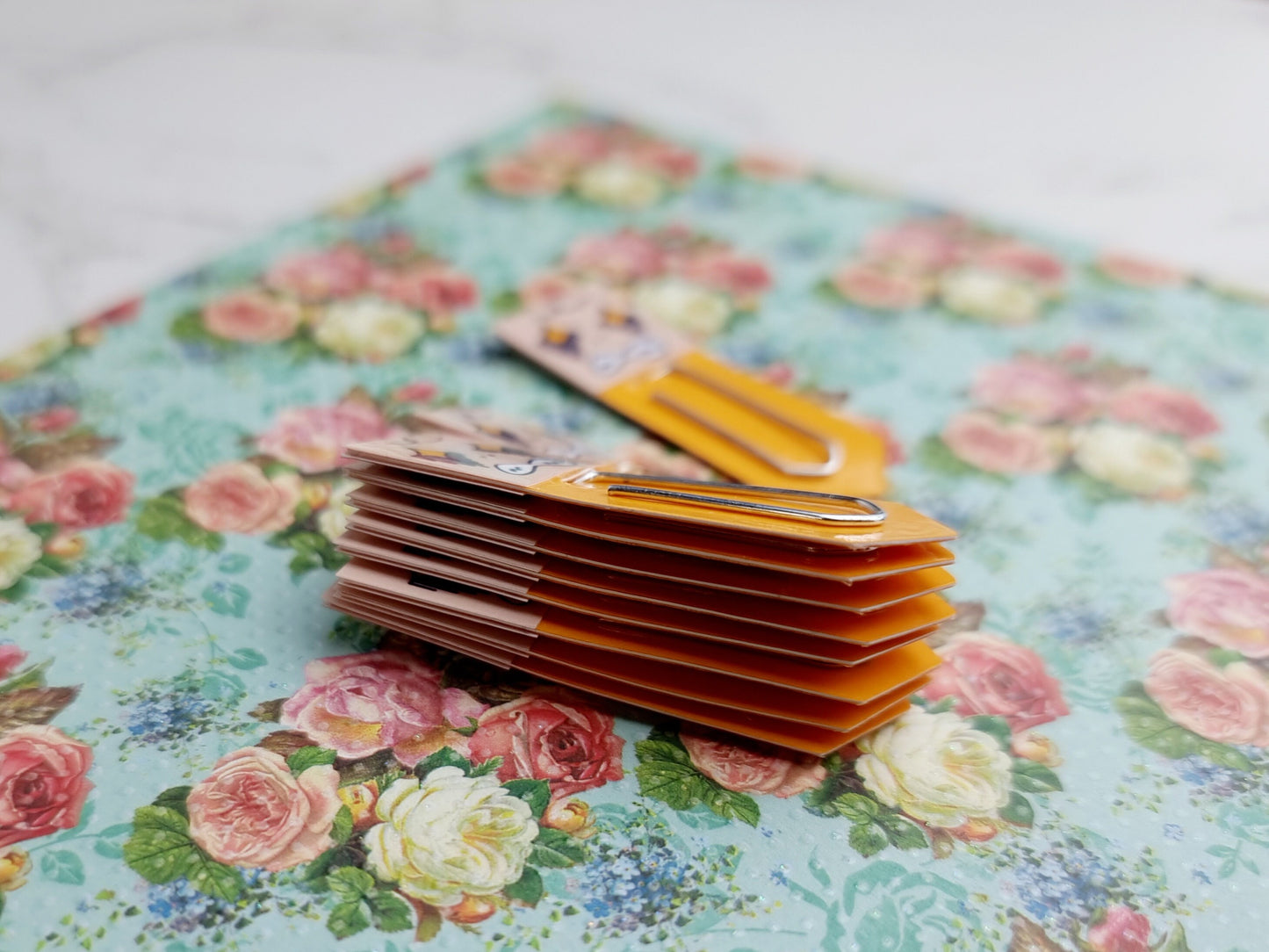 Determined Chibi Expression Page Flag & Reading Stationery