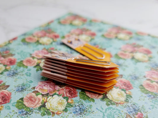 Determined Chibi Expression Page Flag & Reading Stationery