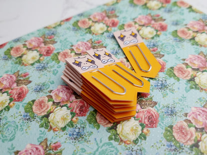 Determined Chibi Expression Page Flag & Reading Stationery