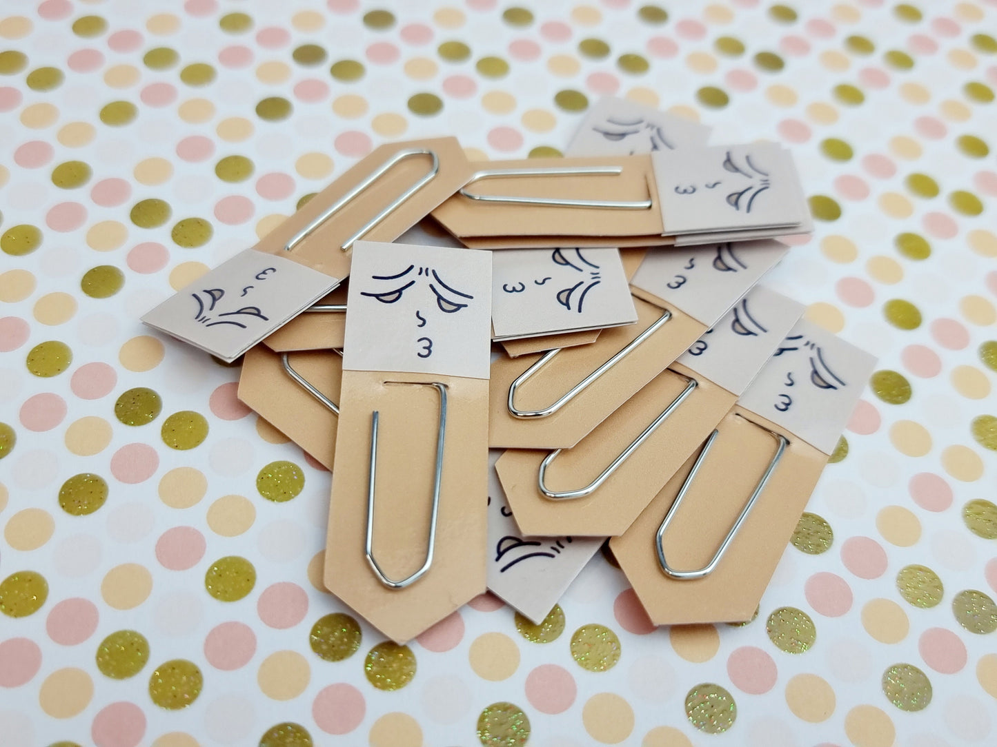 Pouting Expression Bookmarks | Cute Planner & Reading Page Tabs