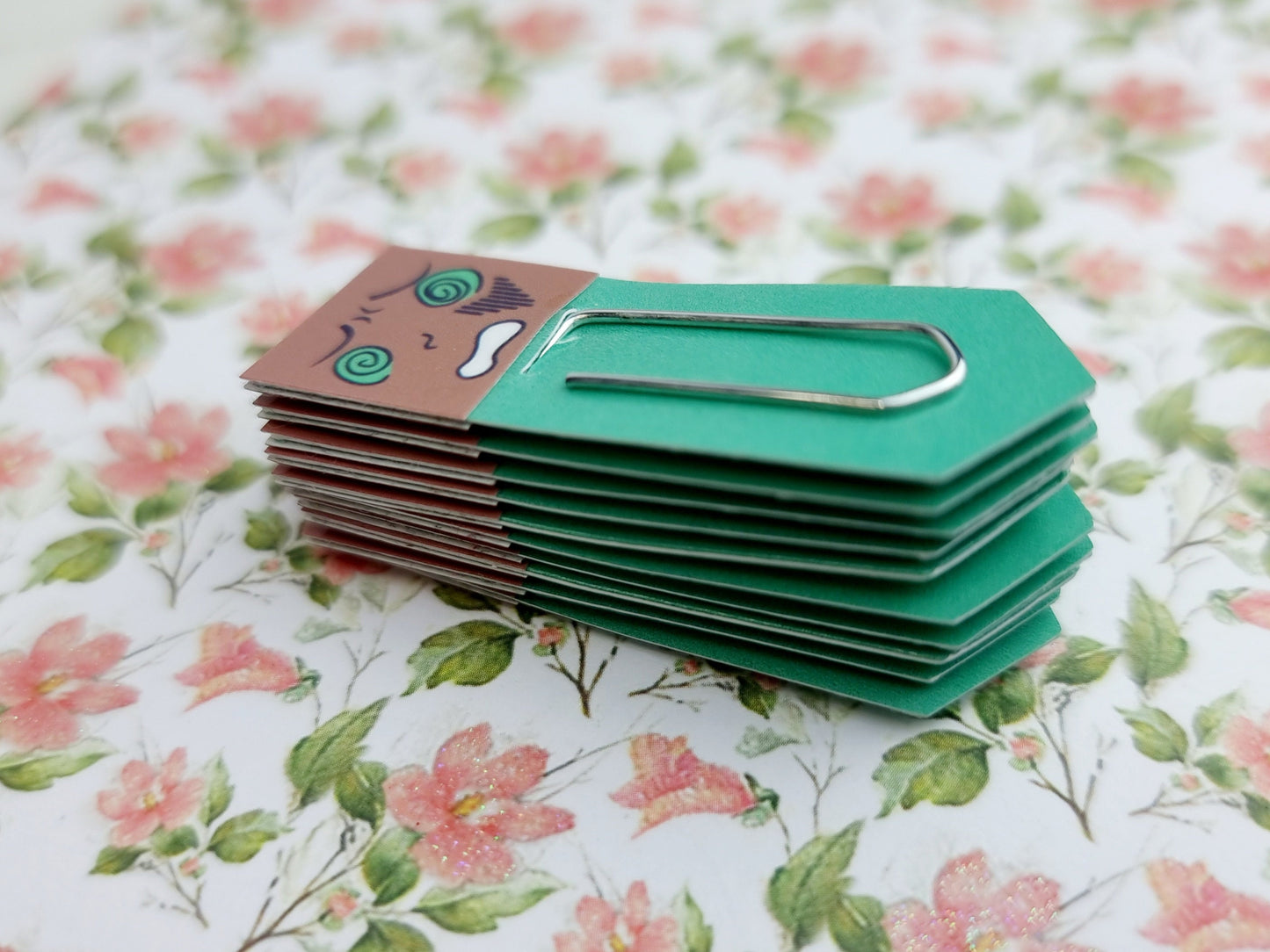 Dizzy Chibi Expression Paperclip Page Markers & Bookmarks