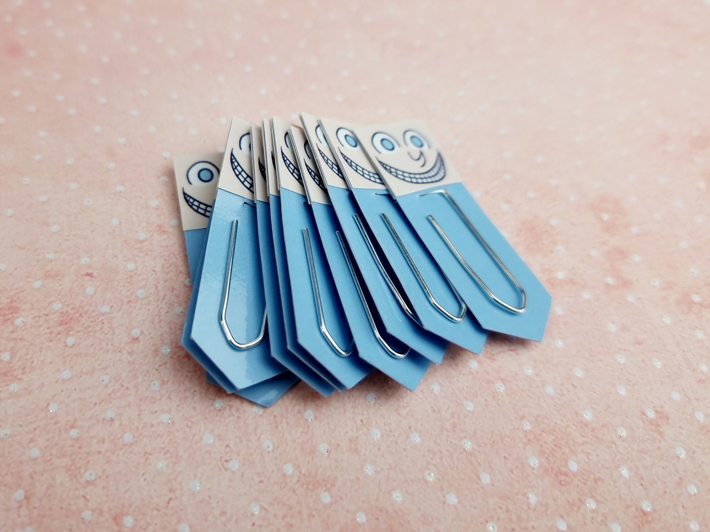 Cheshire Grin Chibi Expression Bookmark, Cute Planner Tabs