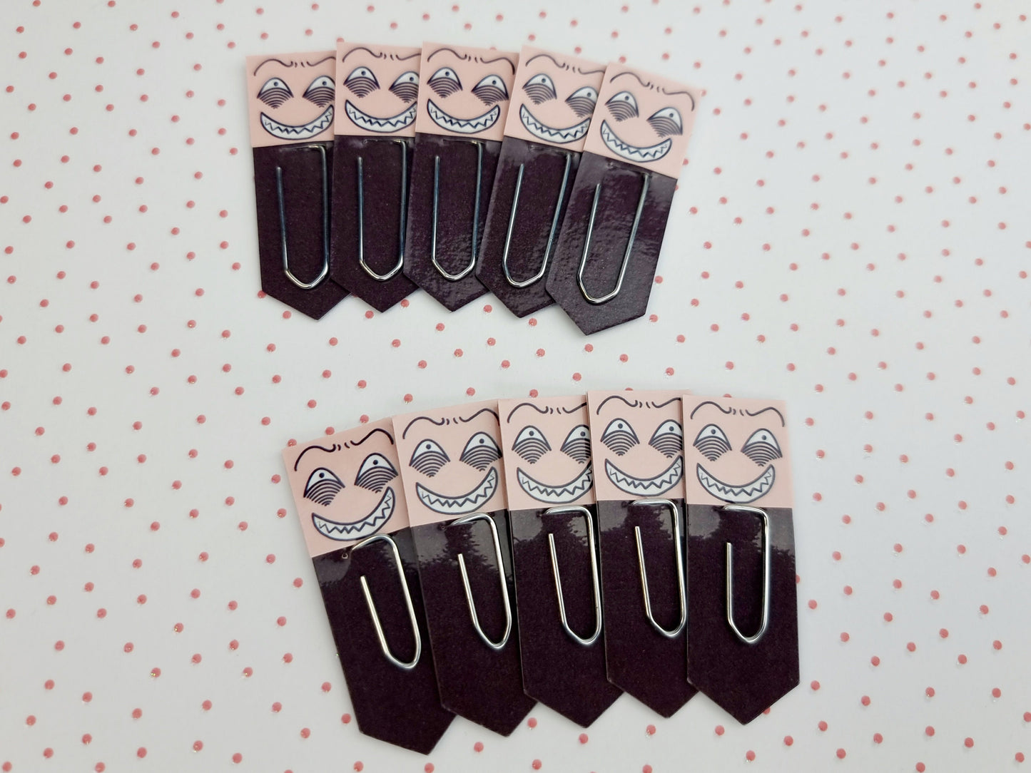 Manic Grin Chibi Expression Paperclip Page Marker & Bookmark