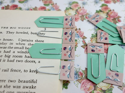 Paperclip Page Markers Set of 50 for Planner & Books