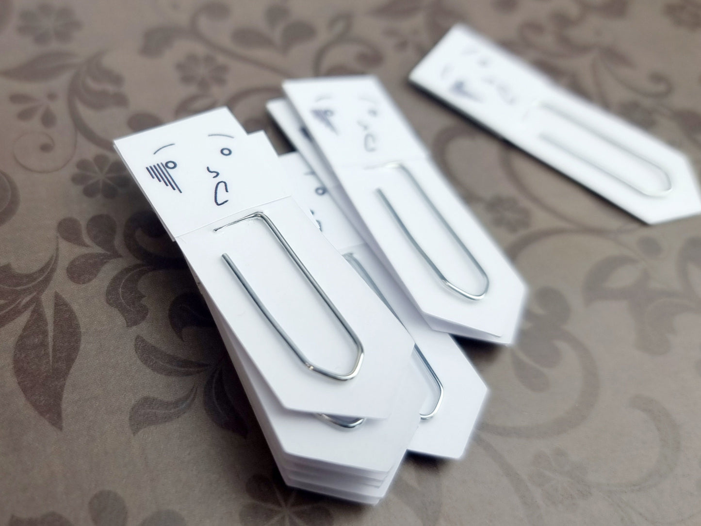 Frozen with Shock Chibi Expression Paperclip Page Marker