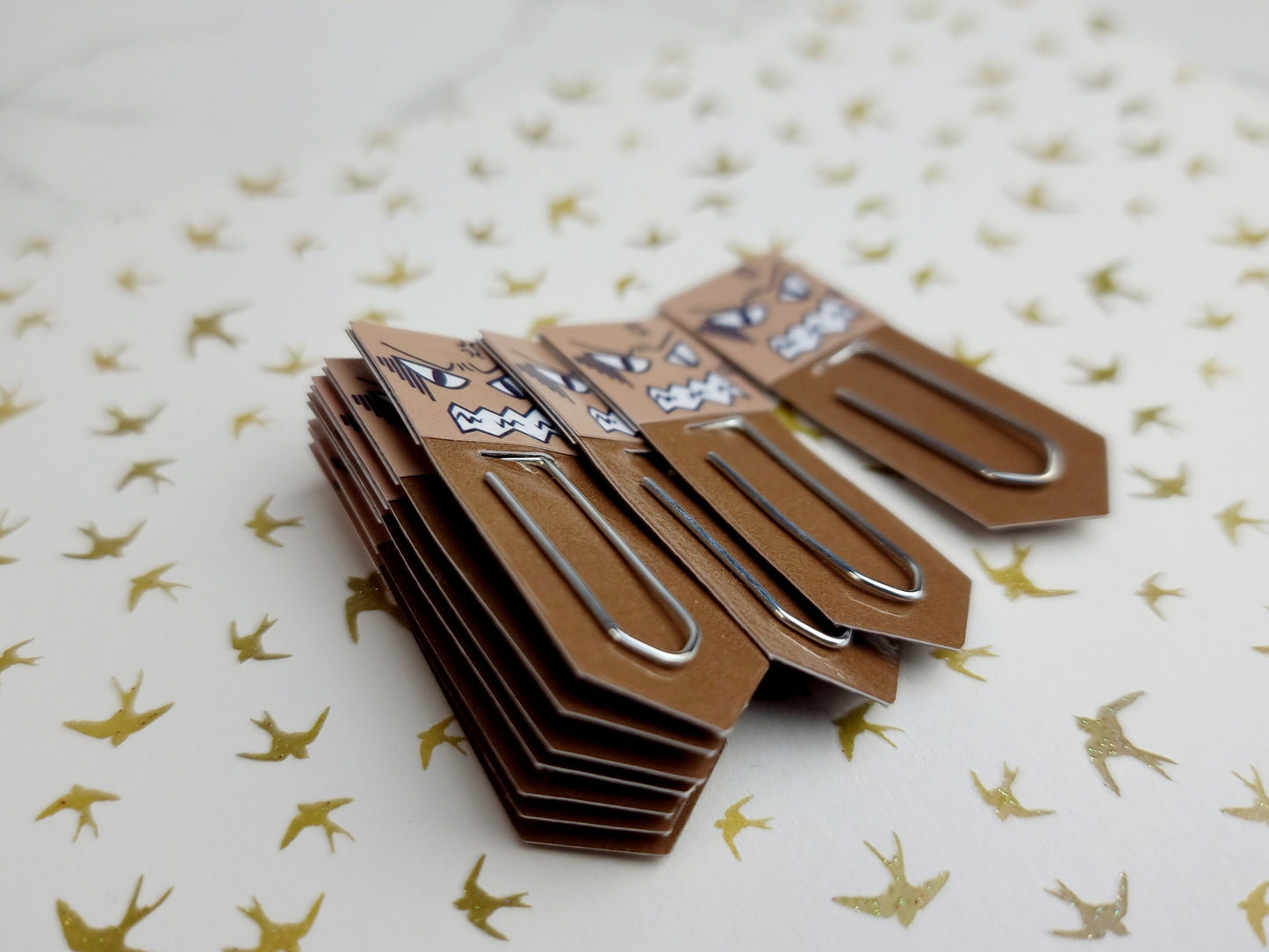 Enraged Chibi Expression Paperclip Page Flag & Book Accessories