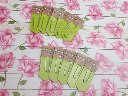 Sneer Expression Bookmark & Planner Tabs | Chibi Anime Art