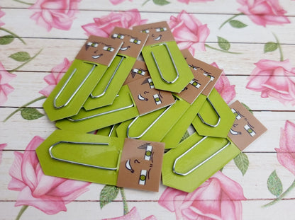 Sneer Expression Bookmark & Planner Tabs | Chibi Anime Art