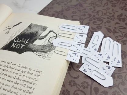 Frozen with Shock Chibi Expression Paperclip Page Marker