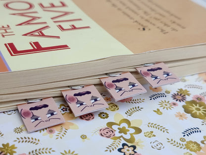 Toothache Chibi Expression Paperclip Page Marker & Bookmarks