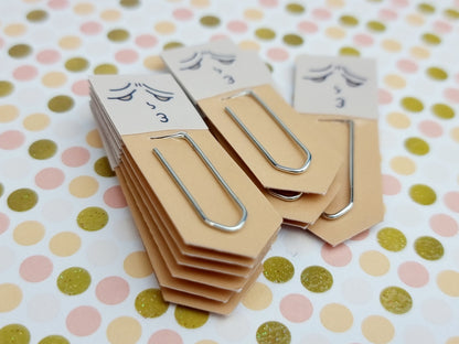 Pouting Expression Bookmarks | Cute Planner & Reading Page Tabs