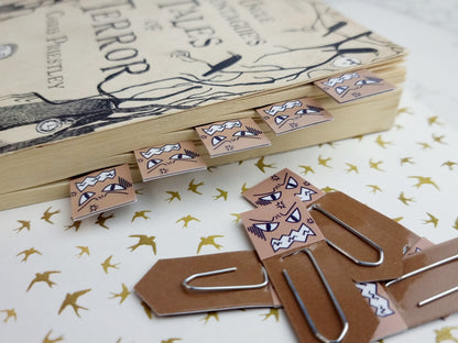 Enraged Chibi Expression Paperclip Page Flag & Book Accessories