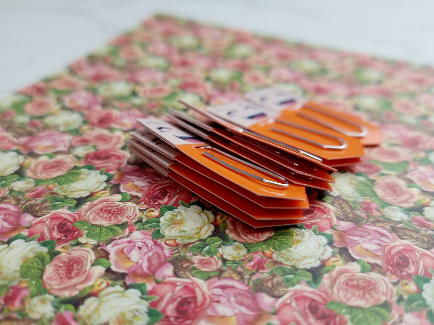 Bright Smile Chibi Expression Paperclip Page Marker & Bookmark