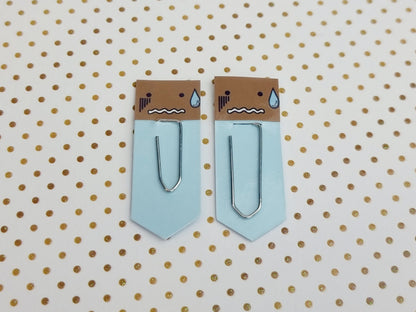 Sweat Drop Expression Chibi Bookmarks & Planner Accessories
