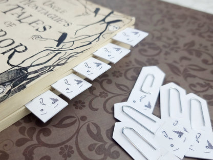 Frozen with Shock Chibi Expression Paperclip Page Marker