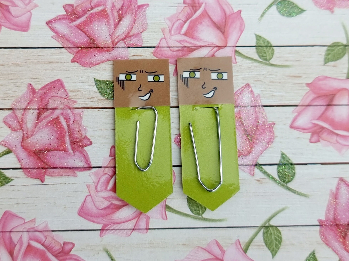 Sneer Expression Bookmark & Planner Tabs | Chibi Anime Art