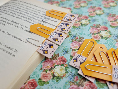 Determined Chibi Expression Page Flag & Reading Stationery