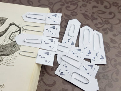 Frozen with Shock Chibi Expression Paperclip Page Marker