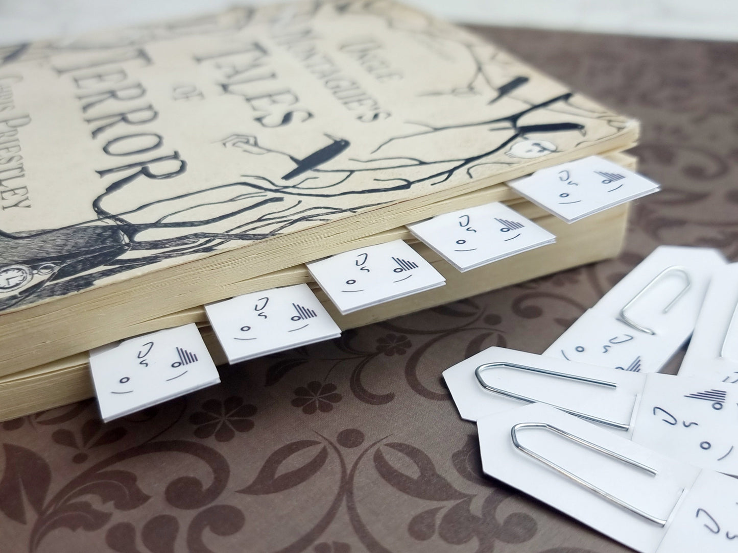 Frozen with Shock Chibi Expression Paperclip Page Marker