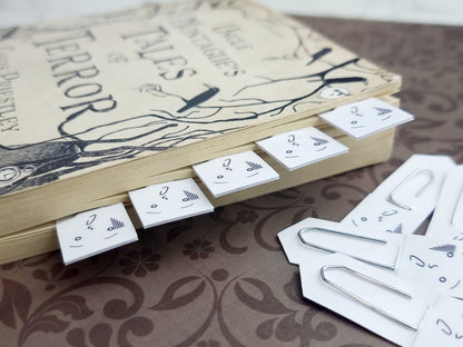 Frozen with Shock Chibi Expression Paperclip Page Marker