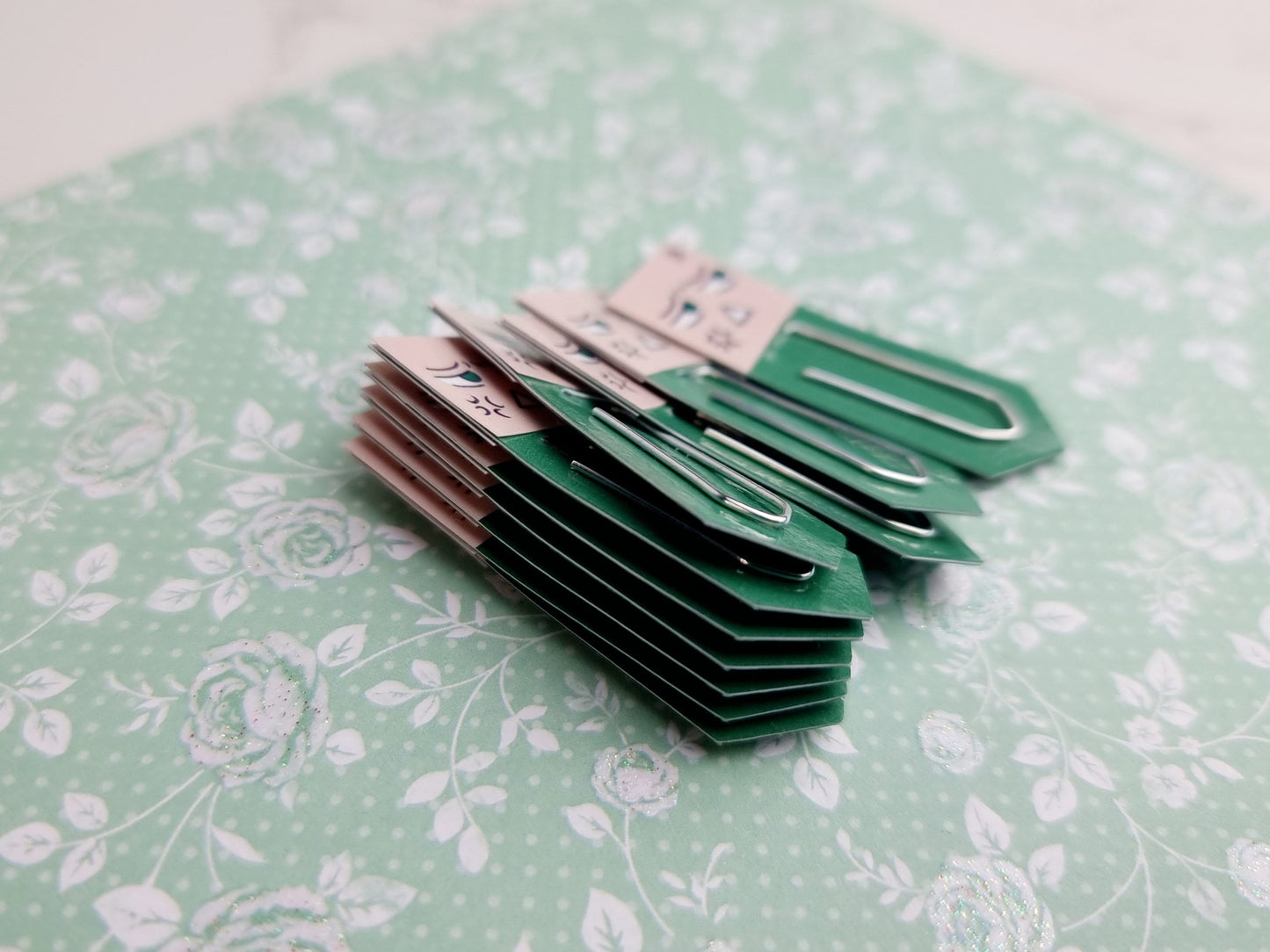 Annoyed Chibi Expression Bookmarks & Reusable Page Flag