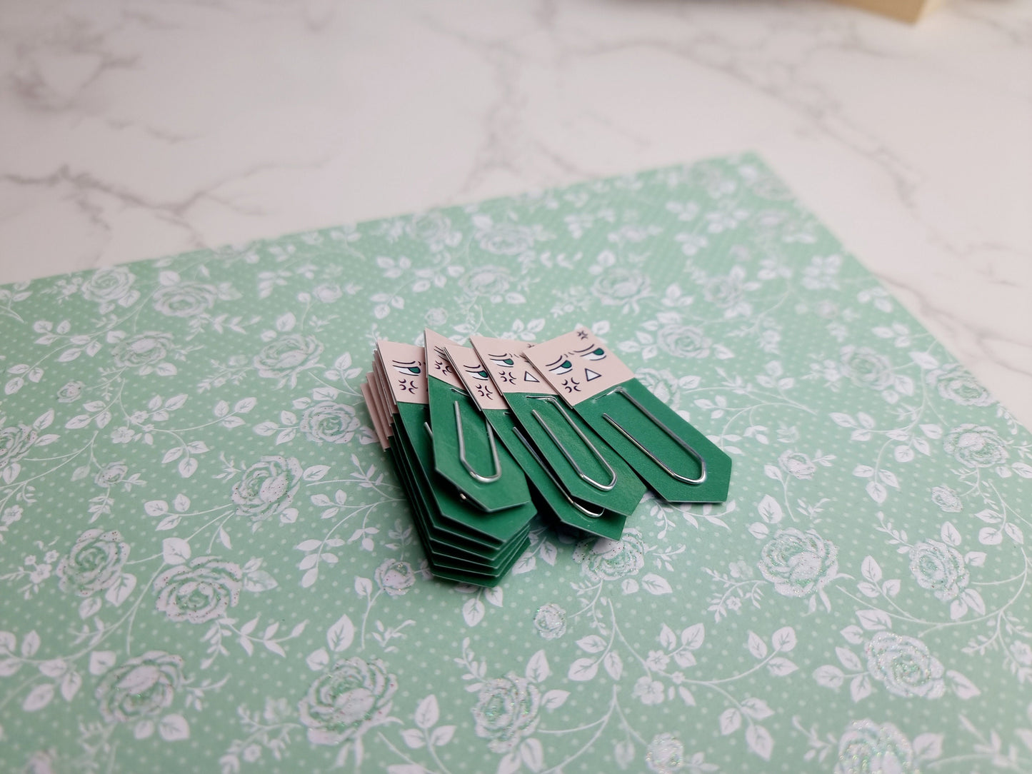 Annoyed Chibi Expression Bookmarks & Reusable Page Flag