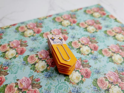 Determined Chibi Expression Page Flag & Reading Stationery