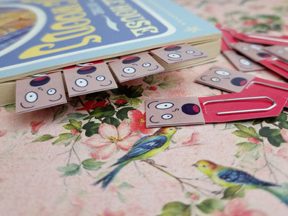 Shocked Expression Paperclip Page Markers | Reading Accessory