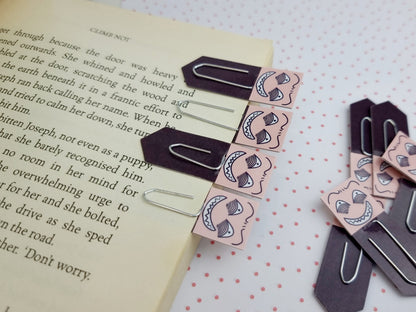 Manic Grin Chibi Expression Paperclip Page Marker & Bookmark